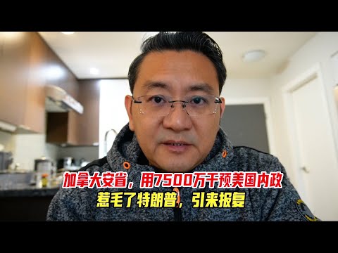 加拿大安省,用7500万干预美国内政,惹毛了特朗普,引来报复