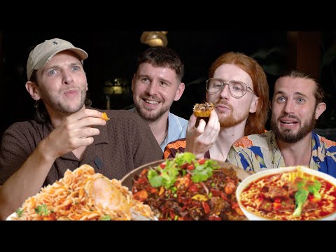 British people try Indonesian food (Martabak Manis, Mie Gacoan, Sate Padang)