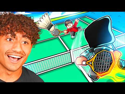 BECOMING OVERPOWERED IN ROBLOX RACKET RIVALS!