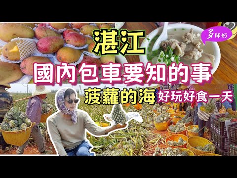 【湛江一日遊】🤩無邊無際的菠蘿田💖最美鄉村公路👍打卡油畫村及曬鹽場♦️踏足中國最南端.徐聞菠蘿的海