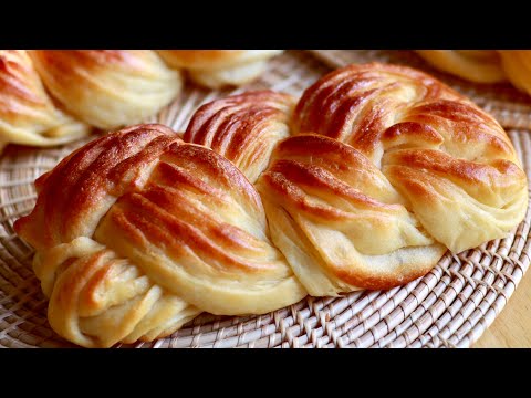 😋不用揉麵，新手也可以做❗️這是史上最簡單的分層麵包【阿栗食譜173】