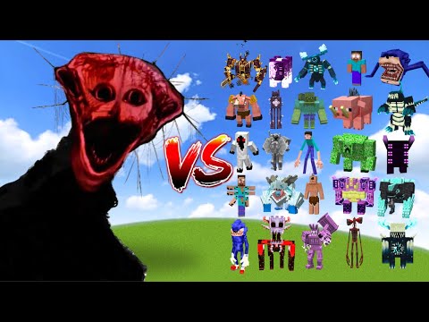 PHEN-228 (The Boiled One) vs All Minecraft Bosses - Minecraft Mob Battle