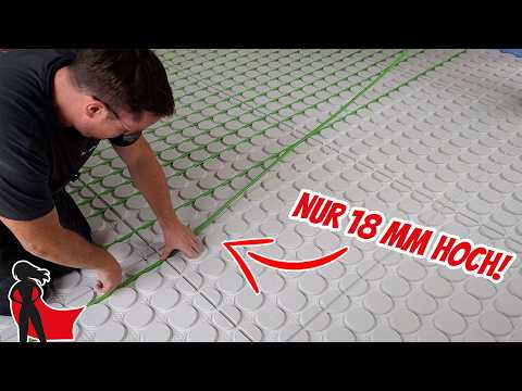 Fußbodenheizung nachrüsten im Trockenbau | Schritt für Schritt zum Selbermachen