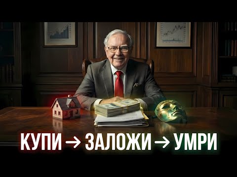 КУПИ → ЗАЛОЖИ → УМРИ — секретный ход, который делает МИЛЛИАРДЕРОВ НЕПОБЕДИМЫМИ | Уоррен Баффет