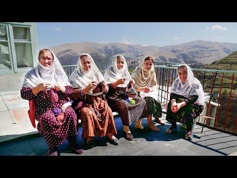 Living high in the mountains in an ancient village of Dagestan far from civilization