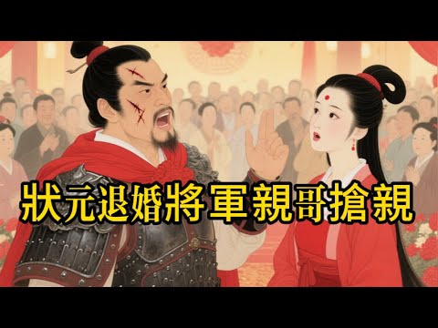 婚禮上新郎狀元郎當眾撕毀新娘蓋頭，羞辱新娘是不祥妖孽，當場逃婚。不料親哥修羅將軍當場搶親。新婚夜，他將她囚在身下，道出驚天秘密！#民間故事#爽文#將軍寵妻#反轉故事#睡前故事#婚姻感悟#聽書#有聲書