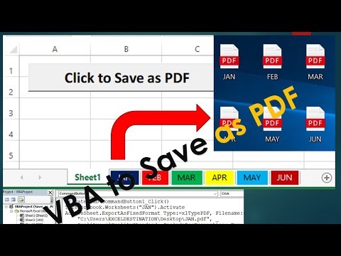 VBA to Save Excel Sheet as PDF - Macro to save sheet\s as PDF
