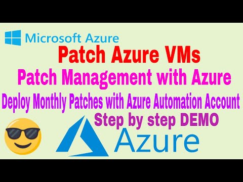 Azure Automation Update Management Update VM with Patches DEMO