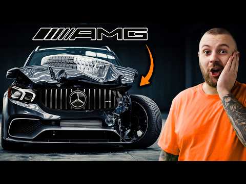 I BOUGHT A DESTROYED MERCEDES GLE63S THAT HIT A TREE