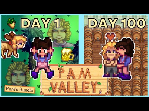 A VERY Cursed 100 Days of Stardew Valley - Pam Edition - Full Year 1