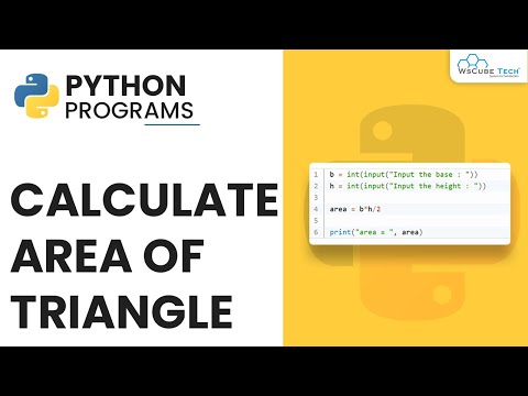 How to Calculate Area of Triangle - Python Program (HINDI) | Step-By-Step