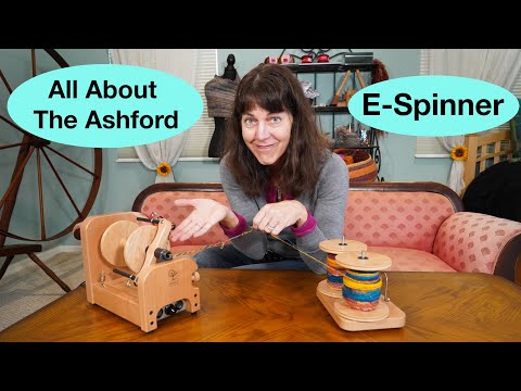 Ashford E-Spinner - Everything you'd want to know about it, and learn to spin and ply fiber.