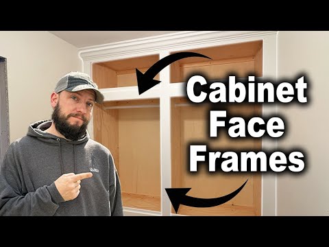 How to Build Cabinet Face Frames | Custom Built In Storage