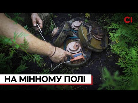 "Here is another pit with mines..." - on a minefield with sappers