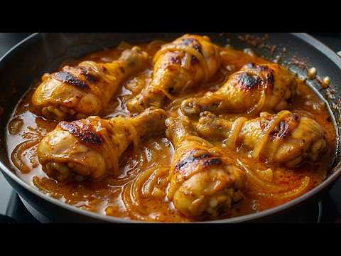 A famous recipe that drives the whole world crazy! Juicy chicken legs in a creamy sauce!