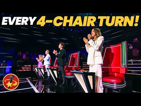 Every 4-Chair Turn on The Voice Australia 2025! | Blind Auditions