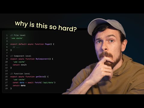 I still don’t like nextjs caching