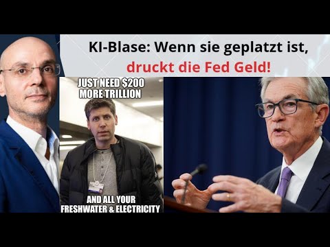 KI-Blase: Wenn sie geplatzt ist, druckt die Fed Geld! Marktgeflüster