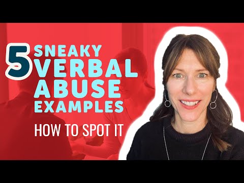 5 Sneaky Verbal Abuse Examples
