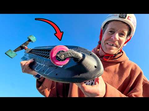 THIS WEIRD 3 WHEEL SKATEBOARD IS SURPRISINGLY FUN!