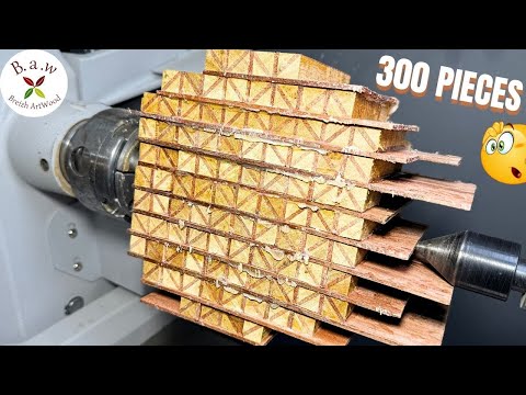 Woodturning: 300 Pieces Inspired by Yosegi… The Result Is IMPRESSIVE 😳