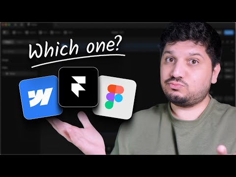 Framer vs Webflow vs Figma Sites - Which is the BEST Web Design Tool?