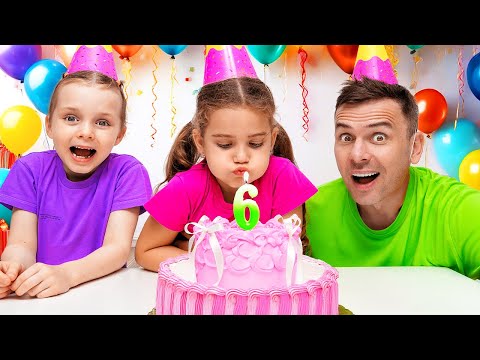 Fünf Kinder bereiten sich auf Veras Geburtstagsparty vor