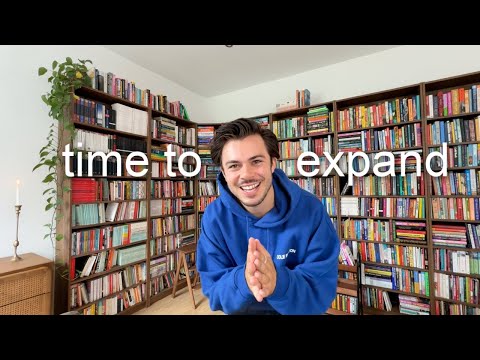 expanding my (overflowing) home library for 2000+ books