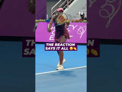 A hard-fought win for Mboko 🥊 #wta #tennis #victoriamboko #qatar