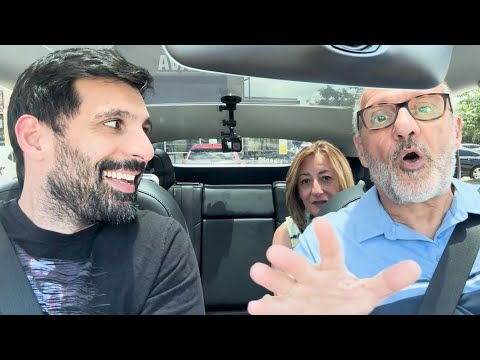 Self-Driving Tesla Blows My Parent's Mind.