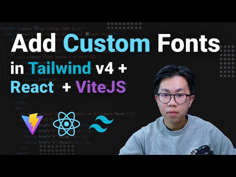 How to Add Custom Fonts in React with Vite & Tailwind CSS v4