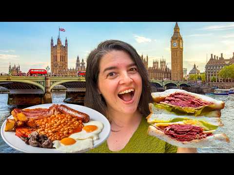 We Tried 10 Famous LONDON Foods (Did NOT Expect This!)