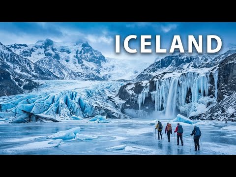 Iceland 8K | Winter Wonderland of Ice & Fire – Epic Waterfalls, Glaciers & Volcanic Landscapes