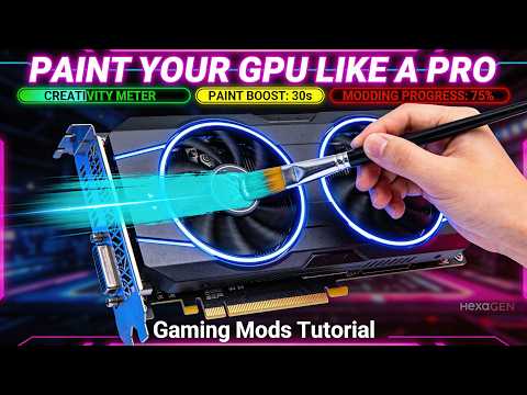 HOW TO PAINT YOUR OWN GPU! FEATURING ASUS