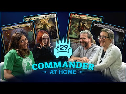 Commander at Home #29 - Agatha vs Liliana vs Sigarda vs Xanathar feat Voxy and Amazonian