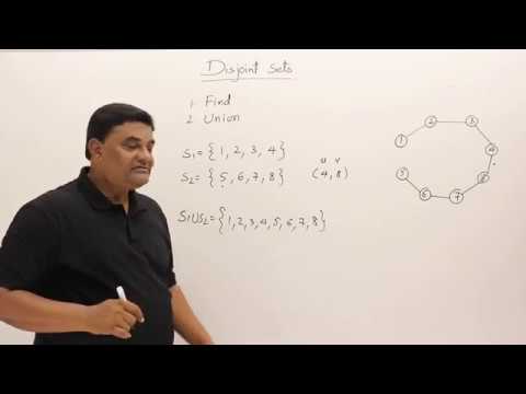 1.12 Disjoint Sets Data Structure - Weighted Union and Collapsing Find