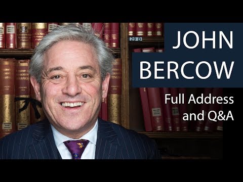 John Bercow | Full Address and Q&A | Oxford Union
