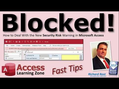 Blocked! How to Deal With the New Security Risk Warning in Microsoft Access