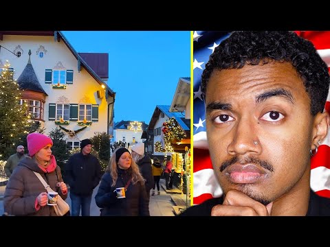 American Reacts to Insane German Christmas Markets 🇩🇪