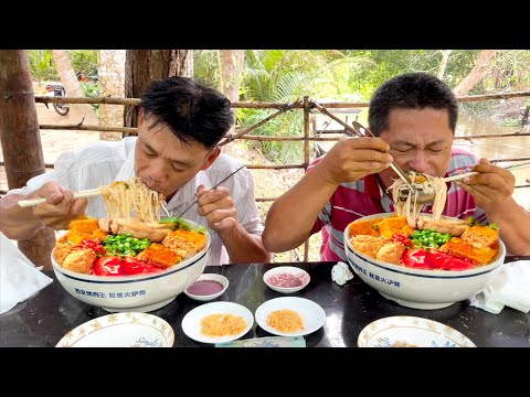 Trận.Đấu 8 Ký 400g Bún Riêu Giò Heo Giao Lưu Kênh Ẩm Thực Đồng Quê #2