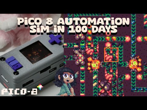 100 Days To Make An Automation Sandbox Game | Pico 8 Devlog