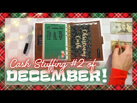 Cash Stuffing #2 of DECEMBER! *Low Income SAHM* Finishing the year out STRONG!!!!