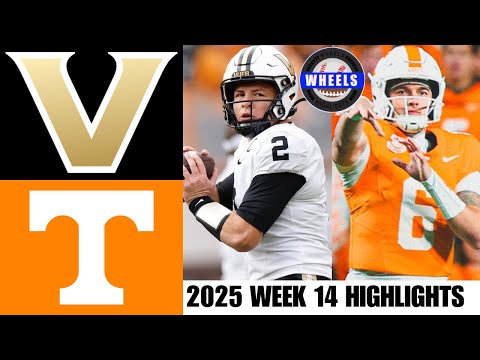 #14 Vanderbilt vs #19 Tennessee Highlights | Week 14 | 2025 College Football Highlights