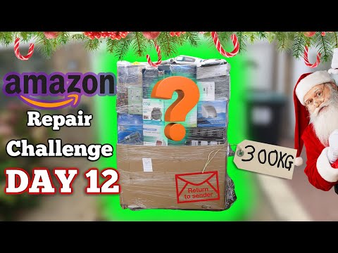 FIXING AMAZON RETURNS PALLET | DAY 12 | 2025 ADVENT Challenge