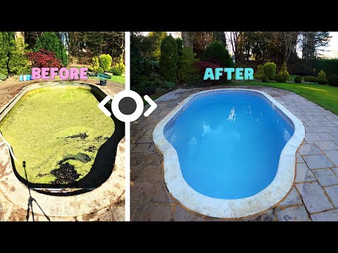 Old tiled pool needs a clean