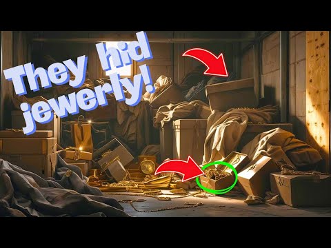 They hid JEWERLY everywhere is this abandoned storage unit!