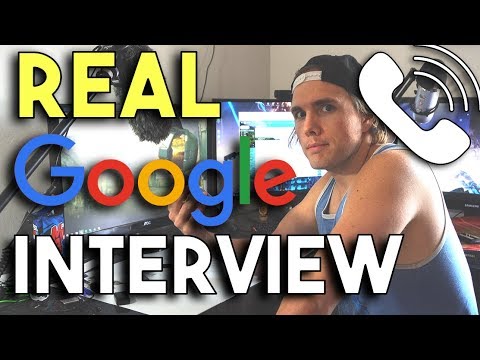 WHAT A REAL GOOGLE INTERVIEW IS LIKE - THE FIRST STEP