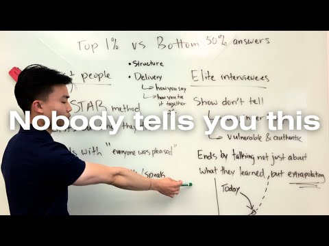 The best interview advice you never got (get into Google, BCG, top 1% roles)