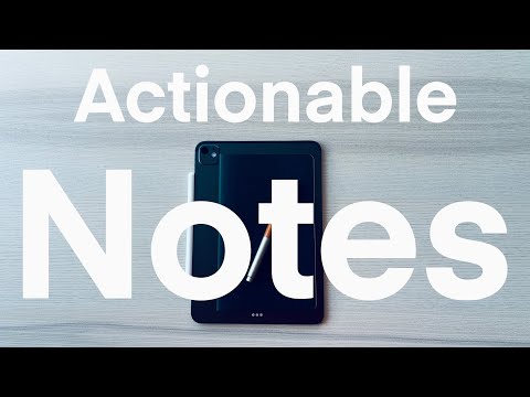 Actionable Note taking