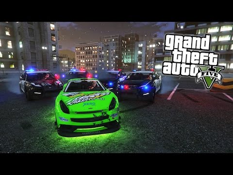 GTA 5 Online - BUSTED!!! GTA 5 Cops vs Robbers Custom Mini Game Mode Online! (GTA 5 Funny Moments)